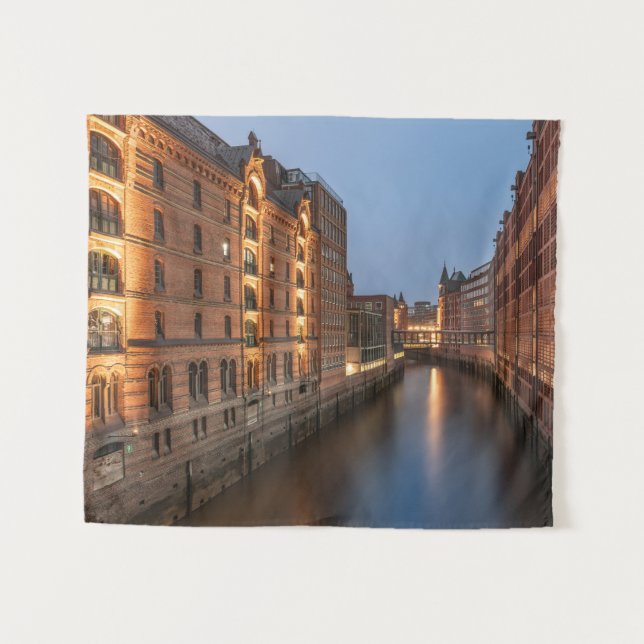 Hamburg Germany Tapestry (Front (Horizontal))