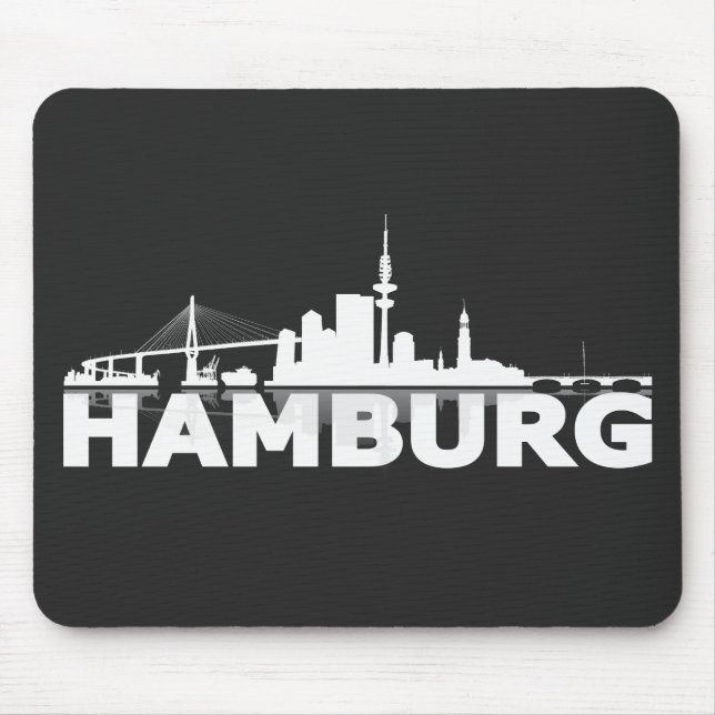 Hamburg gift idea mouse mat (Front)