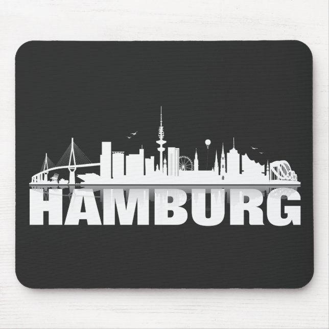 Hamburg gift idea mouse mat (Front)