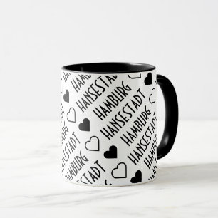 Hamburg ♥ Hansestadt Kaffeetasse Mug