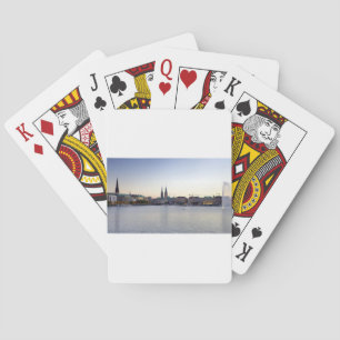 Hamburg Harbor Hafen Hamburger Deutschland Playing Cards