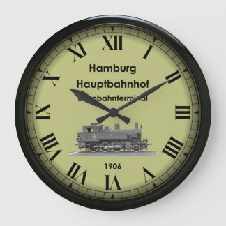 Hamburg Hbf Station ~ Germany ~ 1906 ~ Large Clock