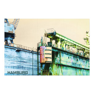 Hamburg Port - Dock - Sachers Art - Photo Print