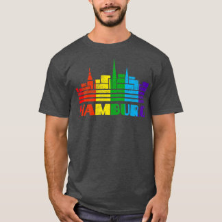 Hamburg Pride  Hamburg LGBT Gift LGBTQ Supporter T T-Shirt