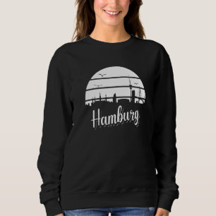 Hamburg Skyline Deutschland Sweatshirt