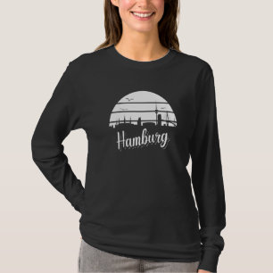 Hamburg Skyline Deutschland T-Shirt