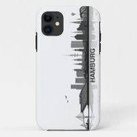Hamburg skyline iPhone 5 sleeve/case