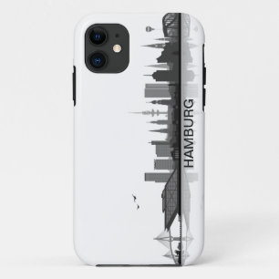 Hamburg skyline iPhone 5 sleeve/case iPhone 11 Case