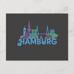 Hamburg Skyline Post Cards