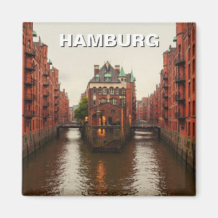 Hamburg Speicherstadt Germany Travel Magnet