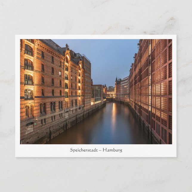 Hamburg Speicherstadt Postcard (Front)