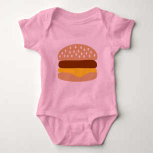 Hamburger Baby Bodysuit