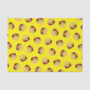 Hamburger Birthday Party Burger Kids Tissue Paper