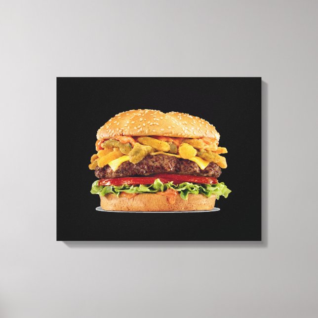 Hamburger Canvas Print (Front)
