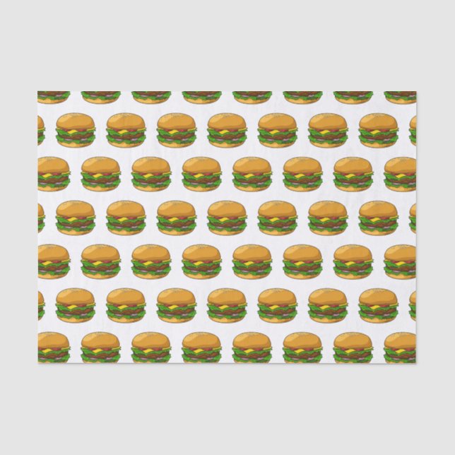 Hamburger cartoon illustration  tissue paper (Front)