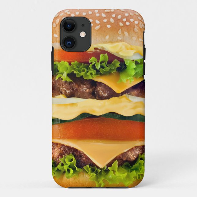 Hamburger Case-Mate iPhone Case (Back)