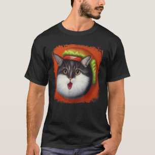 Hamburger Cat Catburger Burger Purr Meow Cat 10 T-Shirt