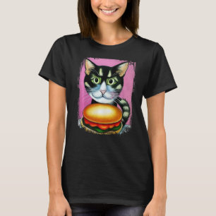 Hamburger Cat Catburger Burger Purr Meow Cat 1 T-Shirt