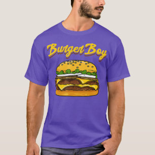 Hamburger Cheeseburger Funny Burger Boy Fast Food T-Shirt