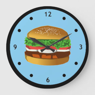 Hamburger Clock