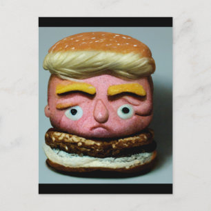 Hamburger Donald Trump  Postcard