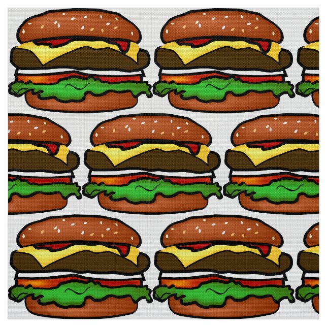 Hamburger Fabric (Swatch)