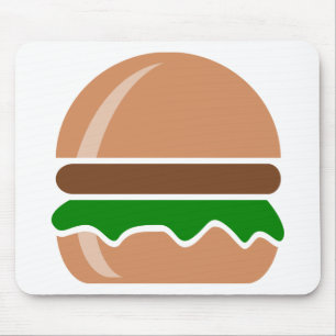 Hamburger fast food a sandwich mouse mat