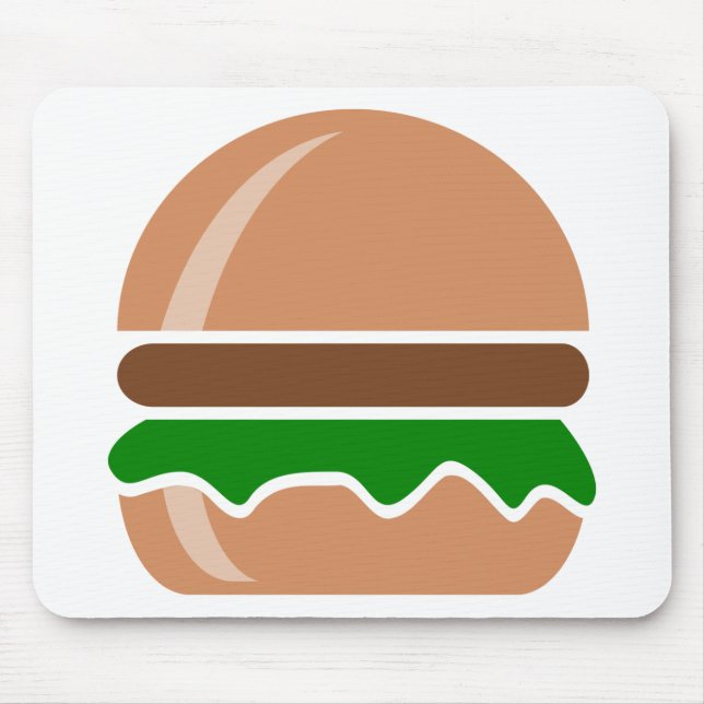 Hamburger fast food a sandwich mouse mat (Front)