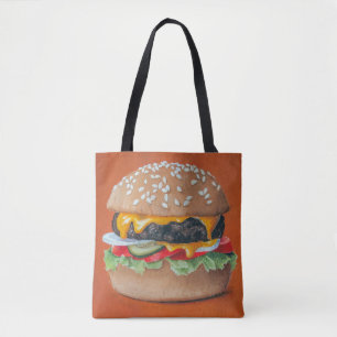 Hamburger Illustration bags