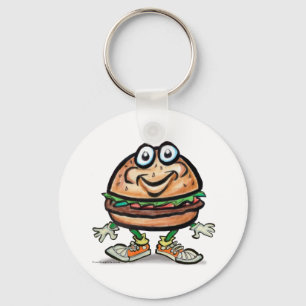 Hamburger Key Ring
