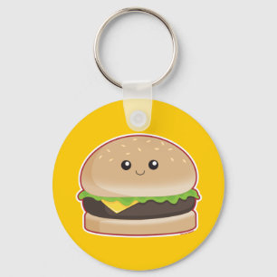 Hamburger Key Ring