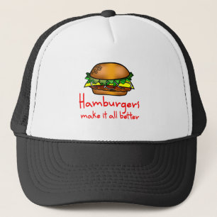 Hamburger Lover Trucker Hat