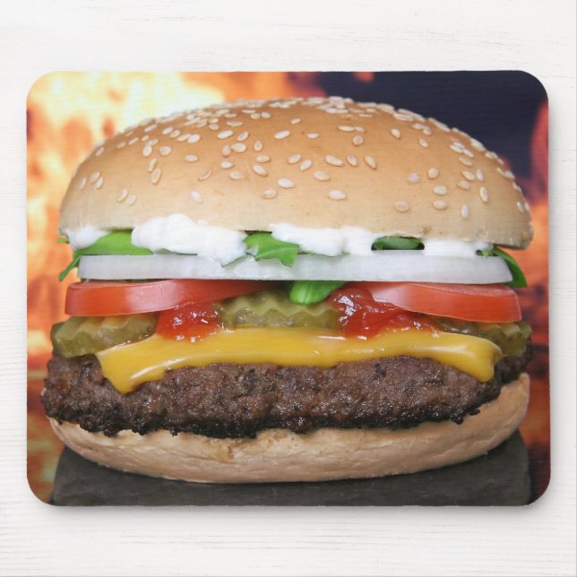 Hamburger Mouse Mat (Front)