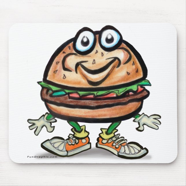 hamburger mouse mat (Front)