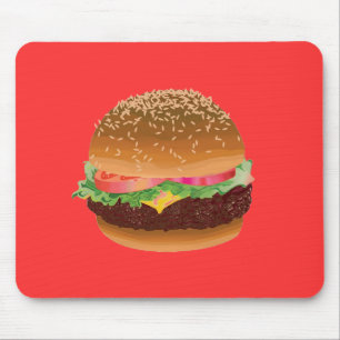Hamburger mousepad