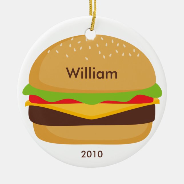 Hamburger Ornament (Front)