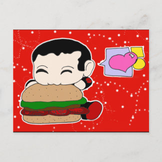 Hamburger Postcard