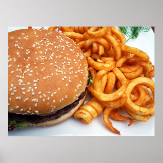 hamburger poster