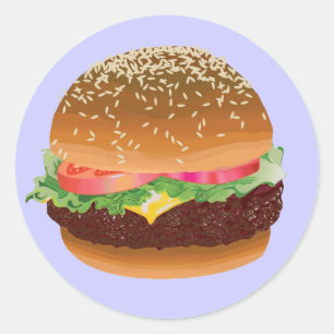 Hamburger stickers