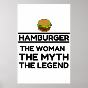 HAMBURGER THE WOMAN MYTH LEGEND POSTER