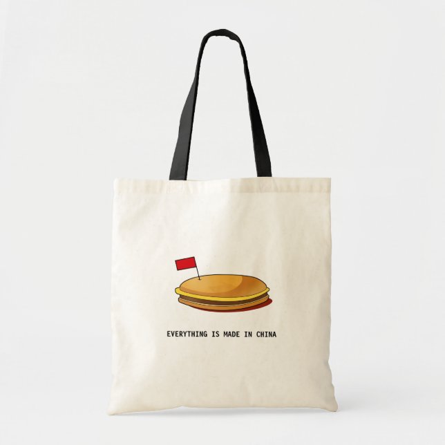 Hamburger Tote Bag (Front)