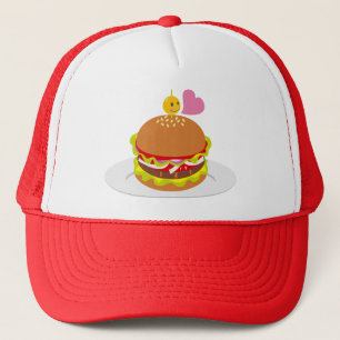 Hamburger Trucker Hat
