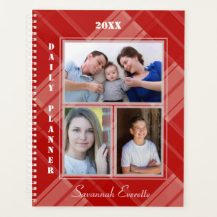 HAMbWG - 3 Photos, and Plaid in any colour Planner
