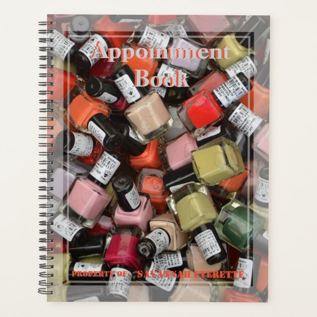 HAMbWG - Appointment Book - Nail Salon Planner (Front)