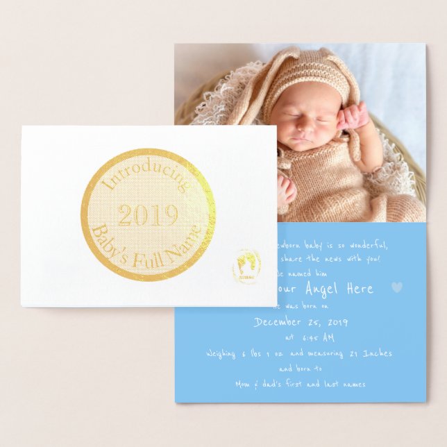 HAMbWG - Baby Announcement (Display)