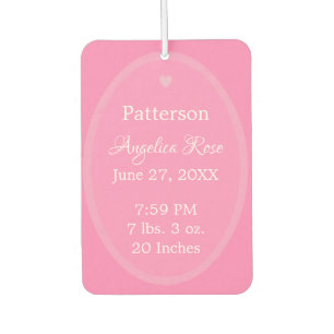 HAMbWG baby announcment Air Freshener