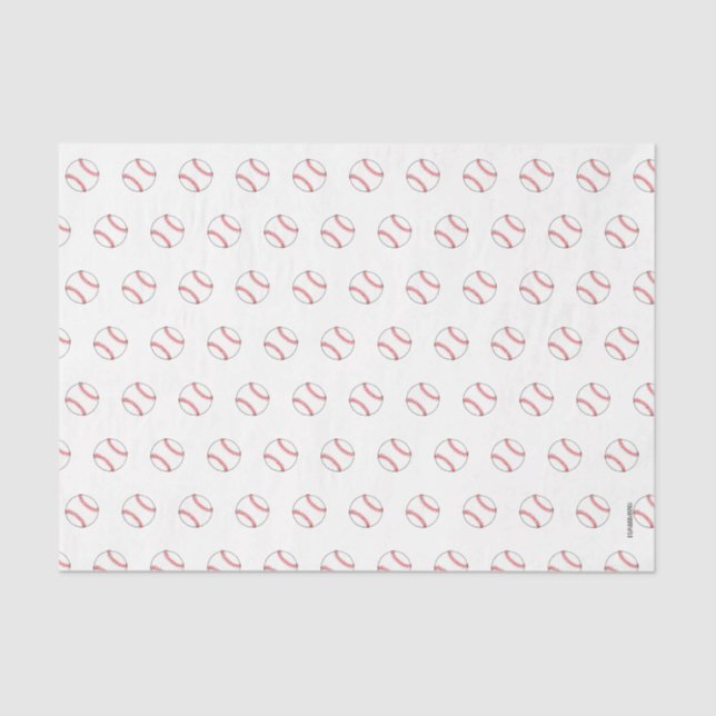 HAMbWG Baseballs Tissue Paper (Front)