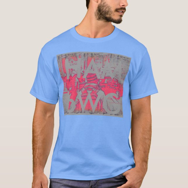 HAMbWG Basic American Apparel T-Shirt - BP Gr/P (Front)