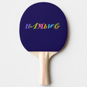 HAMbWG Bright, Graphic Color Ping Pong Paddle