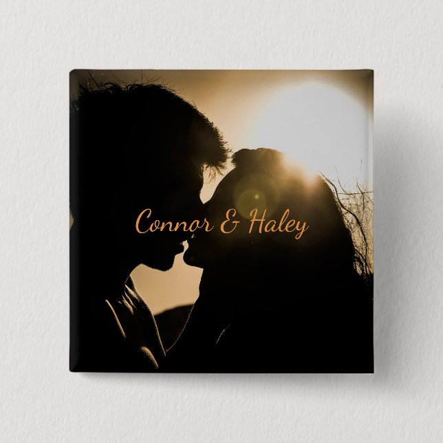 HAMbWG - Button - Couple Kissing (Front)